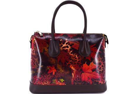 Kožená kabelka Arteddy s potiskem