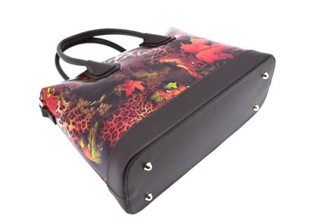 Kožená kabelka Arteddy s potiskem