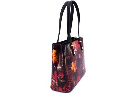 Kožená kabelka Arteddy - černá