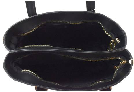 Kožená kabelka Arteddy - černá