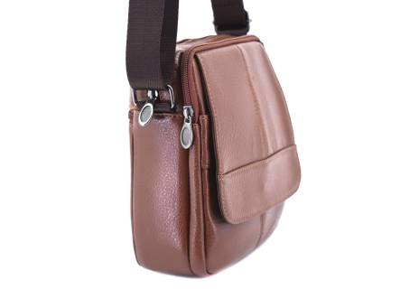 Pánská kožená taška přes rameno