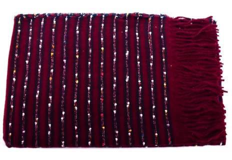 Moderní dámská šála s třásněmi