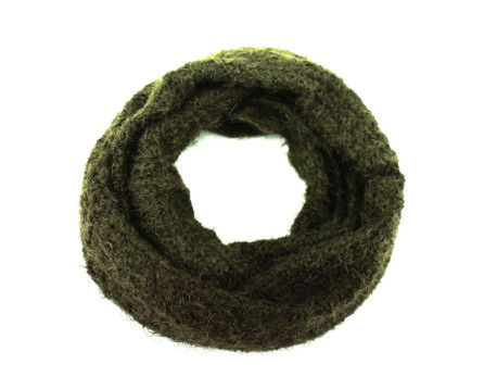 Tunelová šála - tmavě zelená