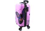 Cestovní palubní kufr na čtyřech kolečkách Arteddy - motýl (XS) 30l