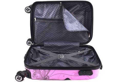 Cestovní palubní kufr na čtyřech kolečkách Arteddy - motýl (XS) 30l