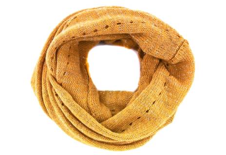 Tunelová šála Made in Italy - hořčicová