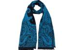 Moderní dámský šátek - tyrkysová