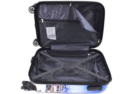 Cestovní  palubní kufr skořepinový na čtyřech kolečkách Arteddy - Letadlo (XS) 30l