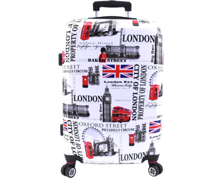 Cestovní  palubní kufr skořepinový na čtyřech kolečkách Arteddy -  Meter Flag (S) 40l