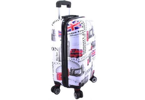 Cestovní palubní kufr skořepinový na čtyřech kolečkách Arteddy - Meter Flag (XS) 30l