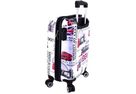 Cestovní palubní kufr skořepinový na čtyřech kolečkách Arteddy - Meter Flag (XS) 30l