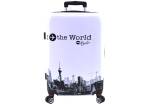 Cestovní kufr skořepinový na čtyřech kolečkách Arteddy - In the World (L) 100l