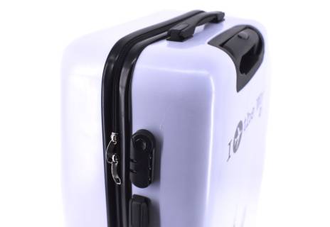 Cestovní kufr skořepinový na čtyřech kolečkách Arteddy - In the World (L) 100l