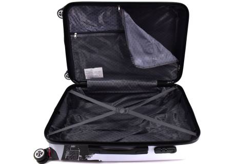 Cestovní kufr skořepinový na čtyřech kolečkách Arteddy - In the World (L) 100l