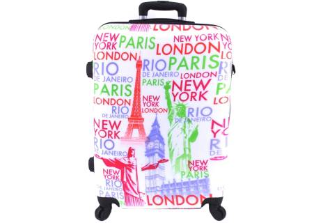 Cestovní palubní kufr skořepinový na čtyřech kolečkách ORMI - Tower Goddess (S) 45l