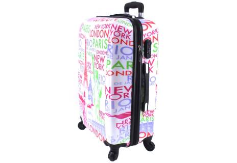 Cestovní palubní kufr skořepinový na čtyřech kolečkách ORMI - Tower Goddess (S) 45l