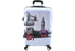 Cestovní skořepina kufr na čtyřech kolečkách - London (L)