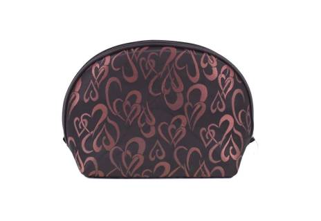 Dámská/dívčí kosmetická etue s potiskem (L) - černá