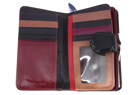 Kožená lakovaná peněženka Klavier