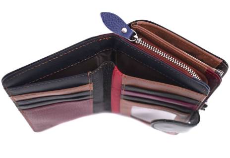 Kožená lakovaná peněženka Klavier