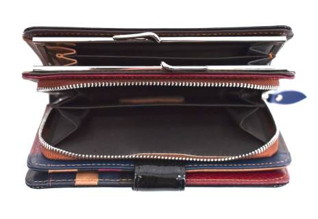 Kožená lakovaná peněženka Klavier