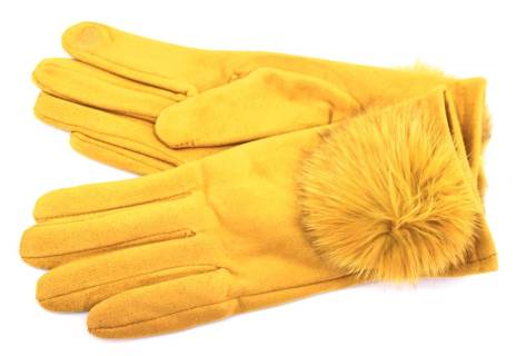 Elegantní zateplené dámské rukavice