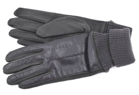 Dámské zateplené kožené rukavice Arteddy