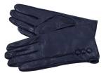 Dámské zateplené kožené rukavice Arteddy  - tmavě modrá (M)