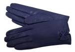Dámské zateplené kožené rukavice Arteddy - tmavě modrá (L)