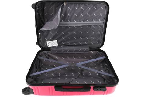 Cestovní  palubní kufr skořepinový na čtyřech kolečkách Agrado - (S) 40l