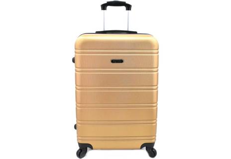 Cestovní kufr skořepinový na čtyřech kolečkách Agrado - (M) 60l