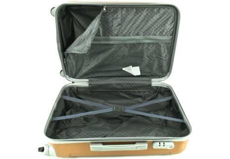 Cestovní palubní kufr skořepinový na čtyřech kolečkách Agrado - (S) 40l