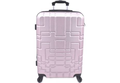 Cestovní  palubní kufr skořepinový na čtyřech kolečkách - (S) 50l