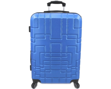 Cestovní  palubní kufr skořepinový na čtyřech kolečkách - (S) 50l