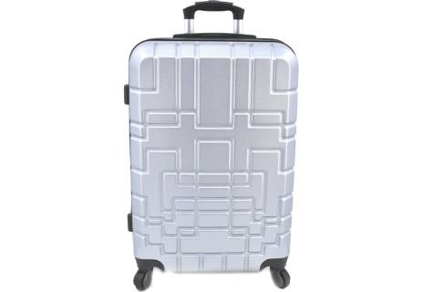 Cestovní  palubní kufr skořepinový na čtyřech kolečkách - (S) 50l