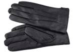 Pánské kožené rukavice Grimaldi - černá