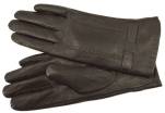 Dámské zateplené kožené rukavice Every - tmavě hnědá  (S)
