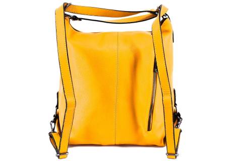 Kožená kabelka a batoh v jednom Arteddy