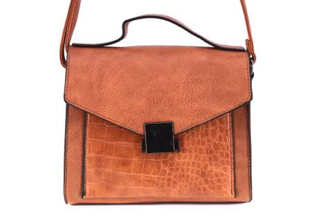Dámská kabelka crossbody - světle hnědá