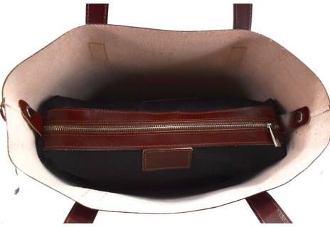 Moderní dámská velká kožená kabelka Arteddy