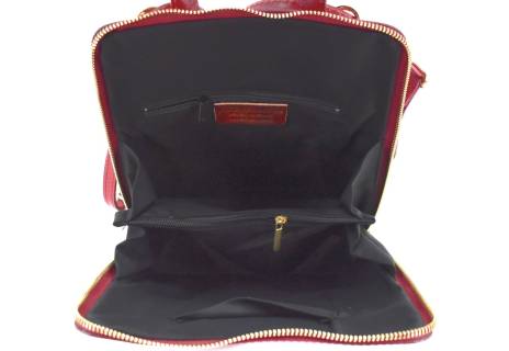 Dámský / dívčí kožený batoh a kabelka v jednom / Arteddy