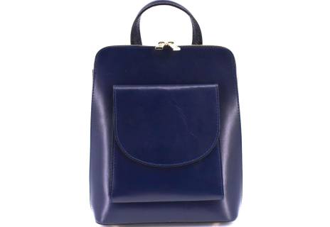 Dámský / dívčí kožený batoh a kabelka v jednom / Arteddy