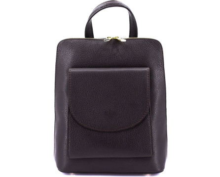 Dámský / dívčí kožený batoh a kabelka v jednom / Arteddy