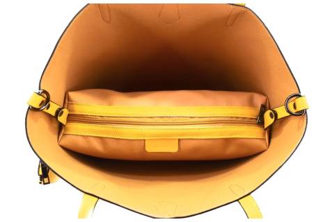 Moderní dámská kožená kabelka