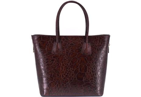 Luxusní dámská kožená kabelka Shopper