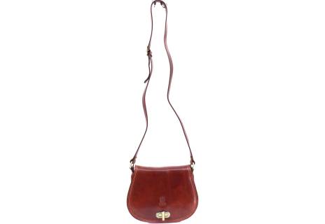 Dámská kožená kabelka s klopnou (crossbody) Arteddy