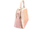Moderní dámská kožená kabelka Arteddy - růžová/pudrová