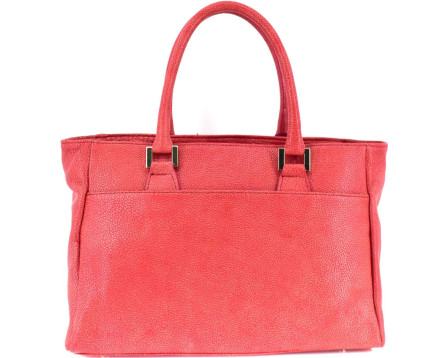 Kožená kabelka Arteddy - lososová