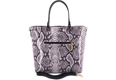 Moderní dámská kožená kabelka Arteddy s hadím vzorem