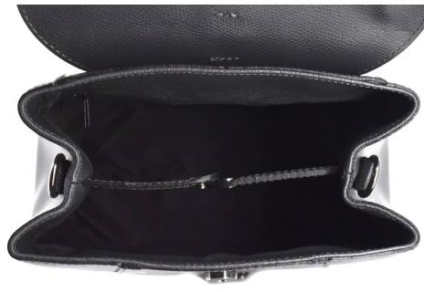 Dámská kožená kabelka/batůžek Arteddy - tmavě šedá